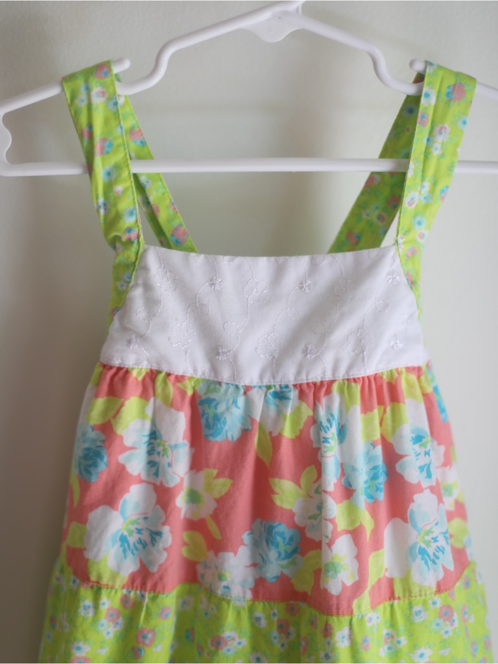 Penelope Mack Floral Patchwork Sundress Girls Size 5 Spring Summer - Picture 4 of 5
